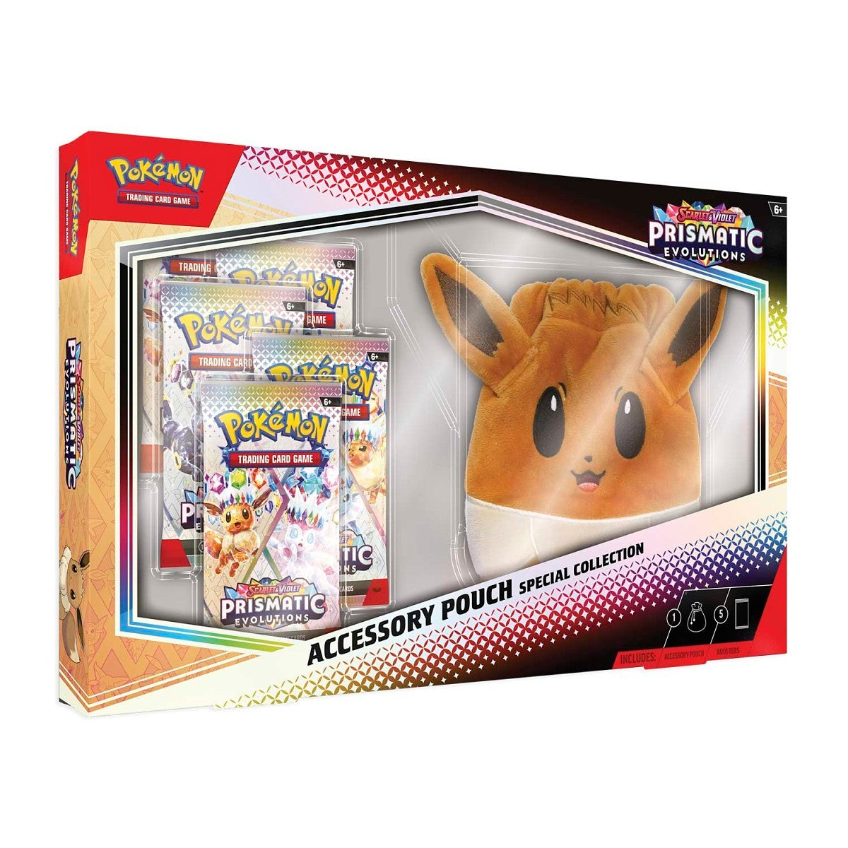 Prismatic Evolutions Eevee Pouch Special Collection (5 PACKS)