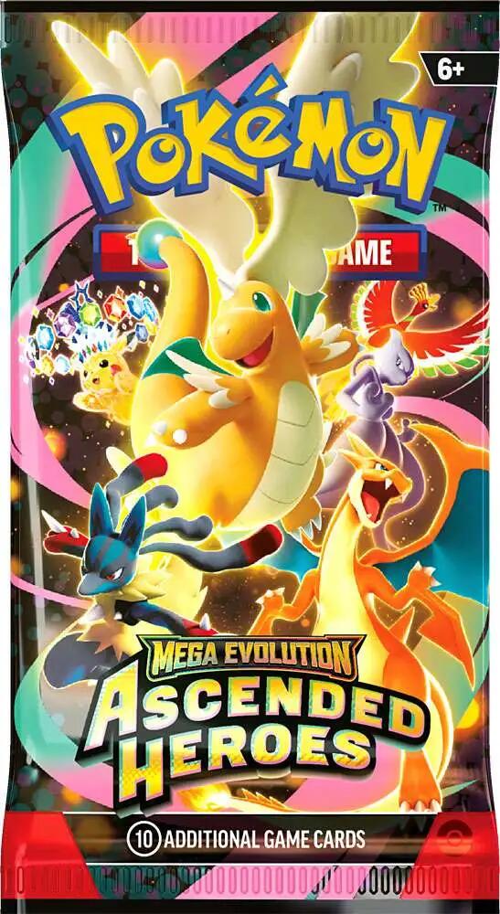 Ascended Heroes RTYH ex or up (2+ packs)