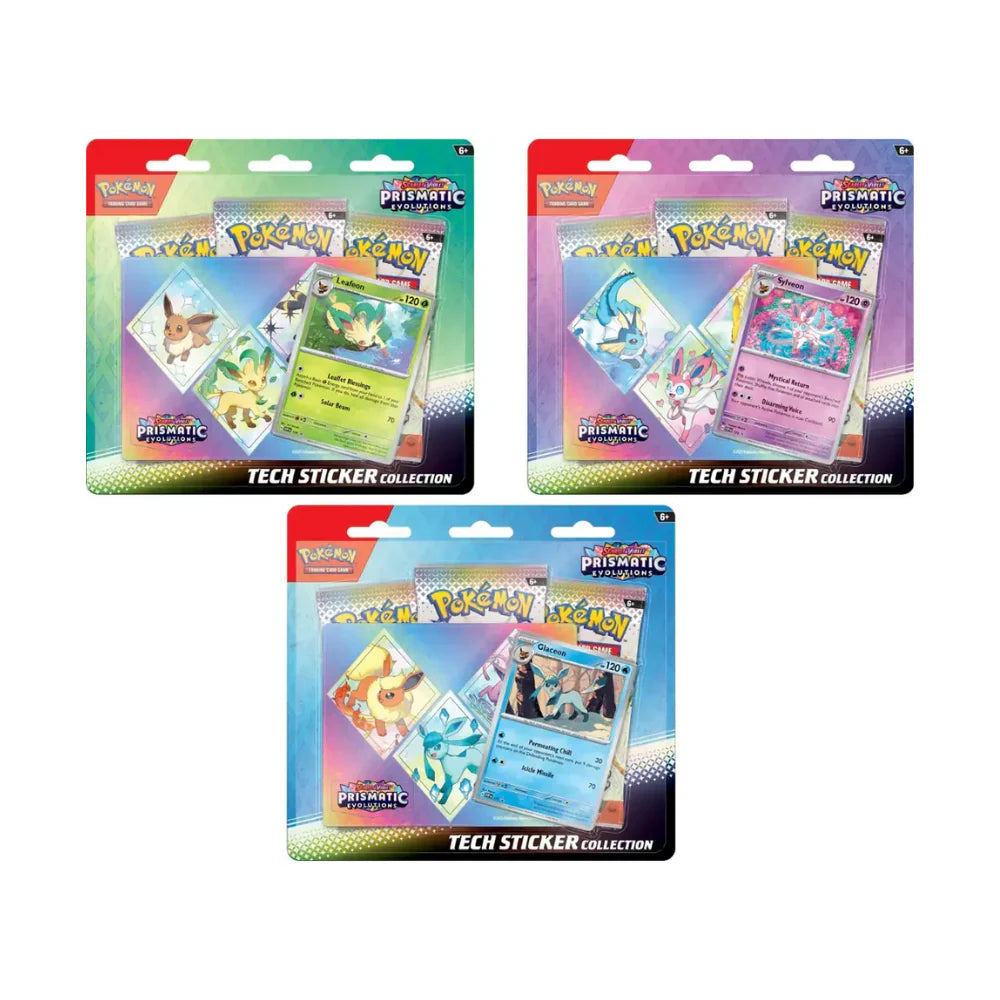 Prismatic Evolutions Tech Sticker Collection