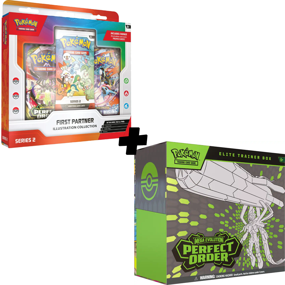 Pokemon First Partner Illustration Collection Series 2 + Perfect Order ETB Bundle (PREORDER)