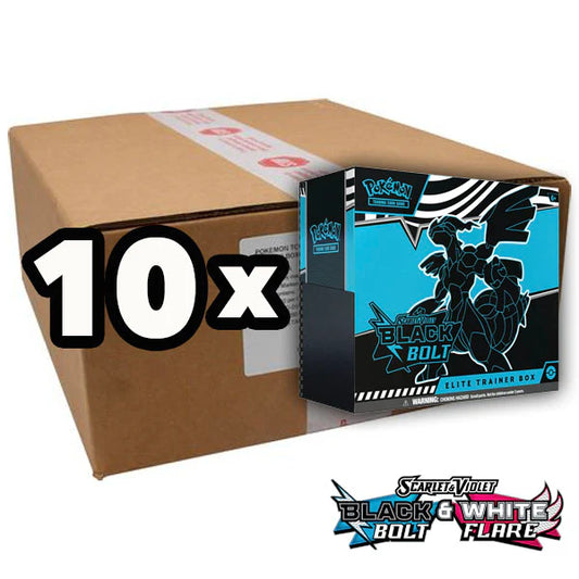 Pokemon Black Bolt Elite Trainer Box ETB Sealed Case