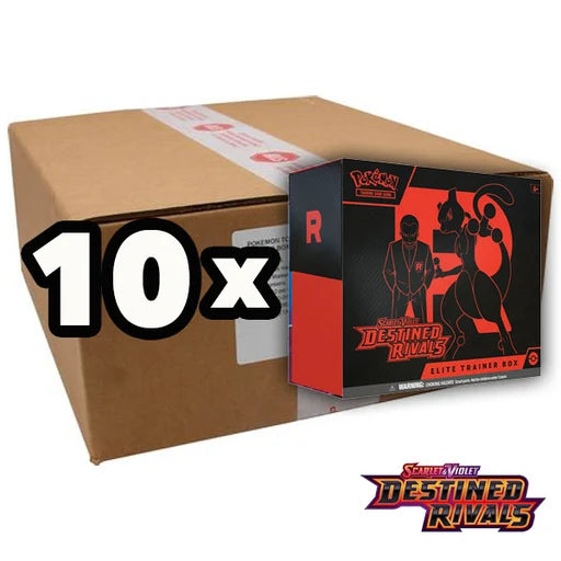 Pokemon Destined Rivals Elite Trainer Box ETB Sealed Case