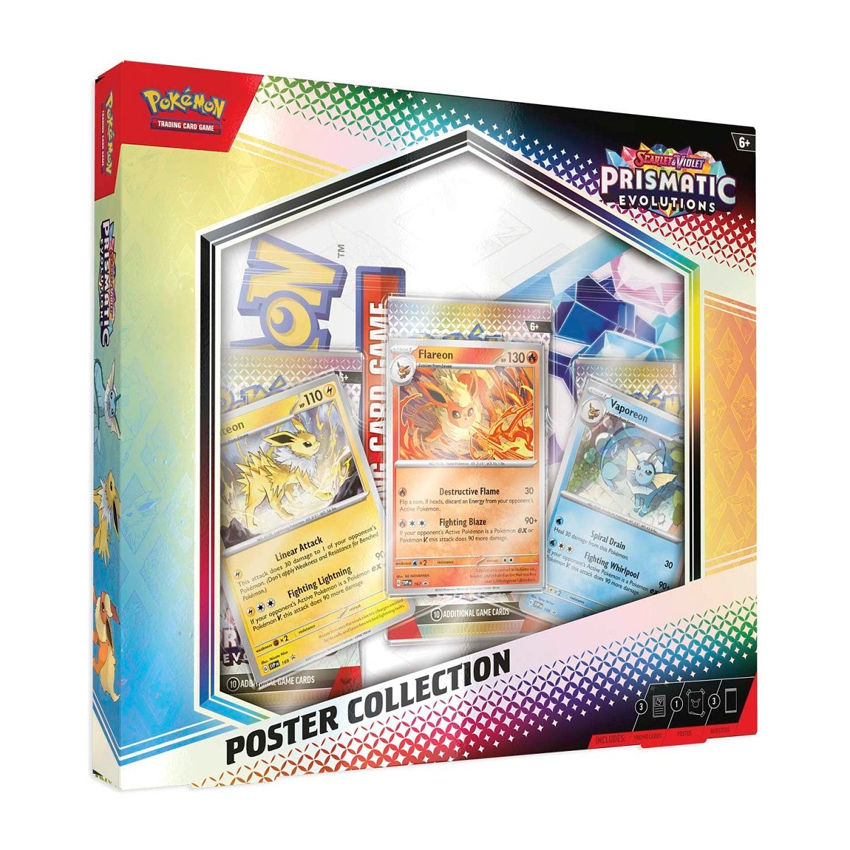 Prismatic Evolutions Poster Collection (3 PACKS)