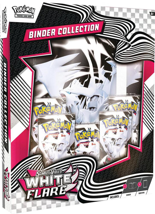 White Flare Binder Collection (5 PACKS)