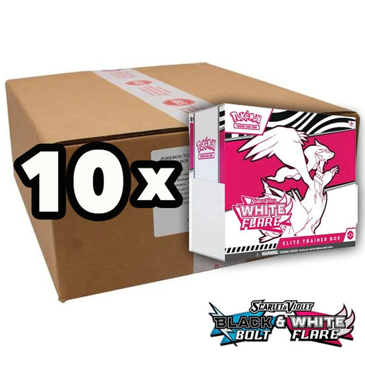 Pokemon White Flare Elite Trainer Box ETB Sealed Case